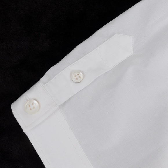 Alexander McQueen Button-Down Shirt Short-Sleeve Men's 48 (Medium) White - Picture 4 of 8